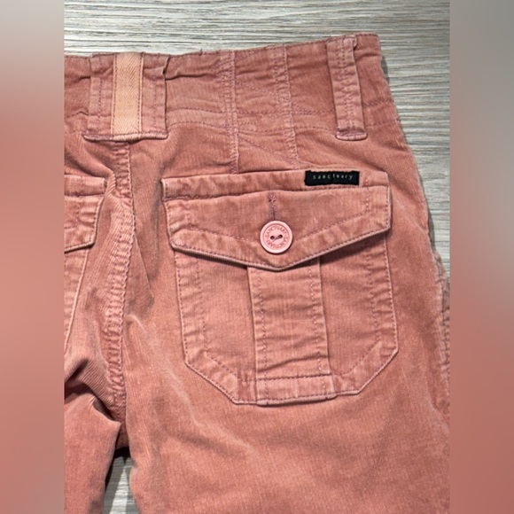 Sanctuary Women's Rust Wide Leg Jeans corduroy size W 25 - Picture 7 of 8